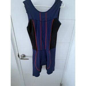 Sundried Mens XXL One Piece Triathlon Suit Sleeveless Padded Cycling Tri Navy